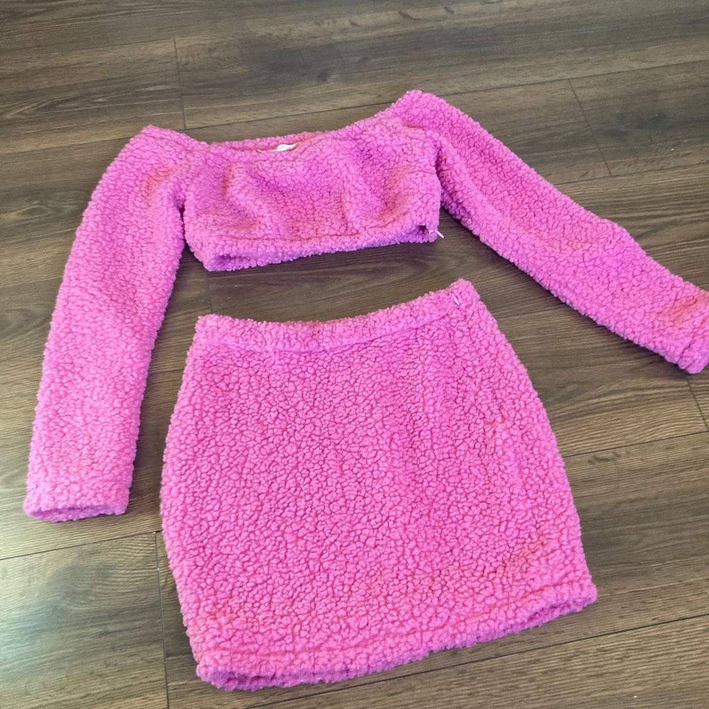 Wildcat Fashion Pink Fleece Set